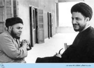 تصویر امام موسی صدر در کنار شهید صدر