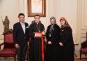 دیدار خانواده امام موسی صدر با اسقف اعظم مارونیان جهان